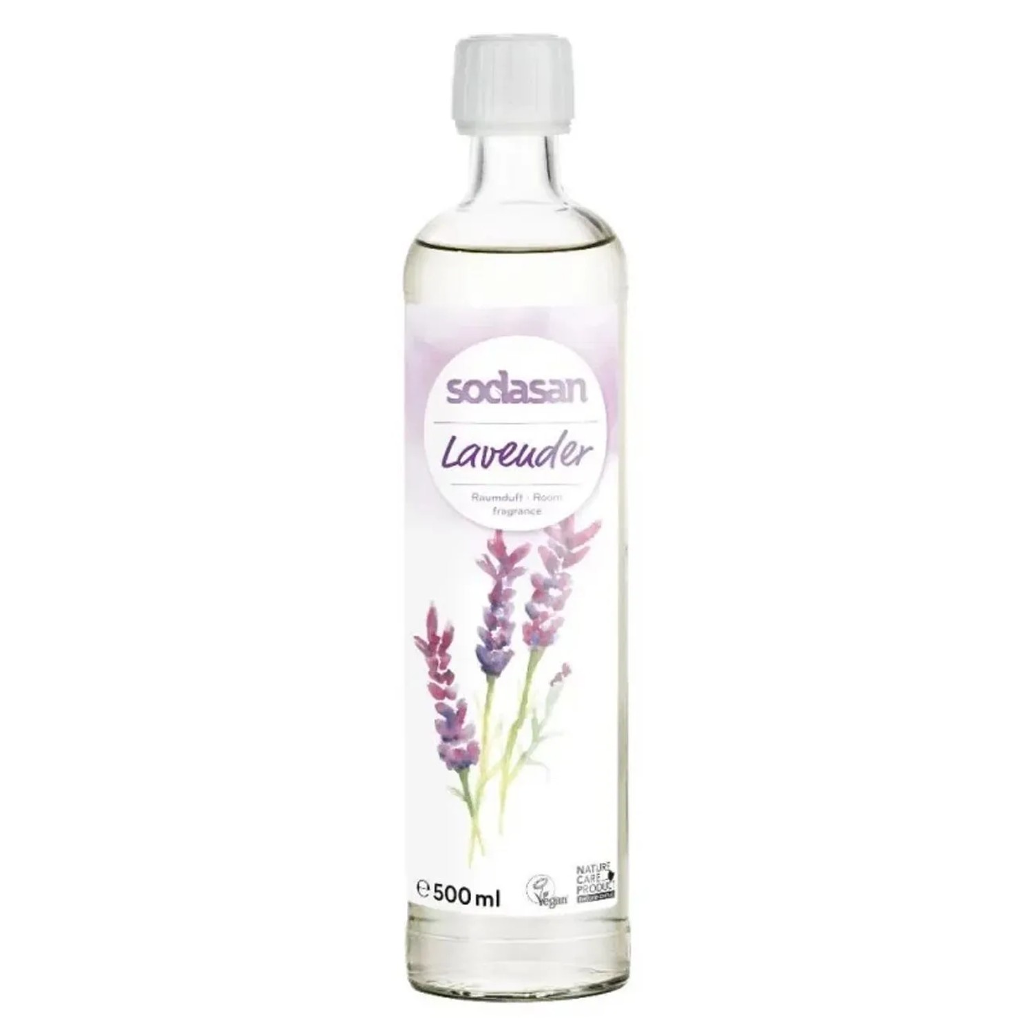 Sodasan Raumduft Senses Lavendel 500 ml Nachfüller Glas