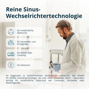Könner & Söhnen Dual Fuel-Inverter-Generator KS 4500iG