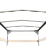 Detailaufnahme des Stema Anhänger Basic STL 1300-25-13.1 Rahmens mit Holzverstrebung.