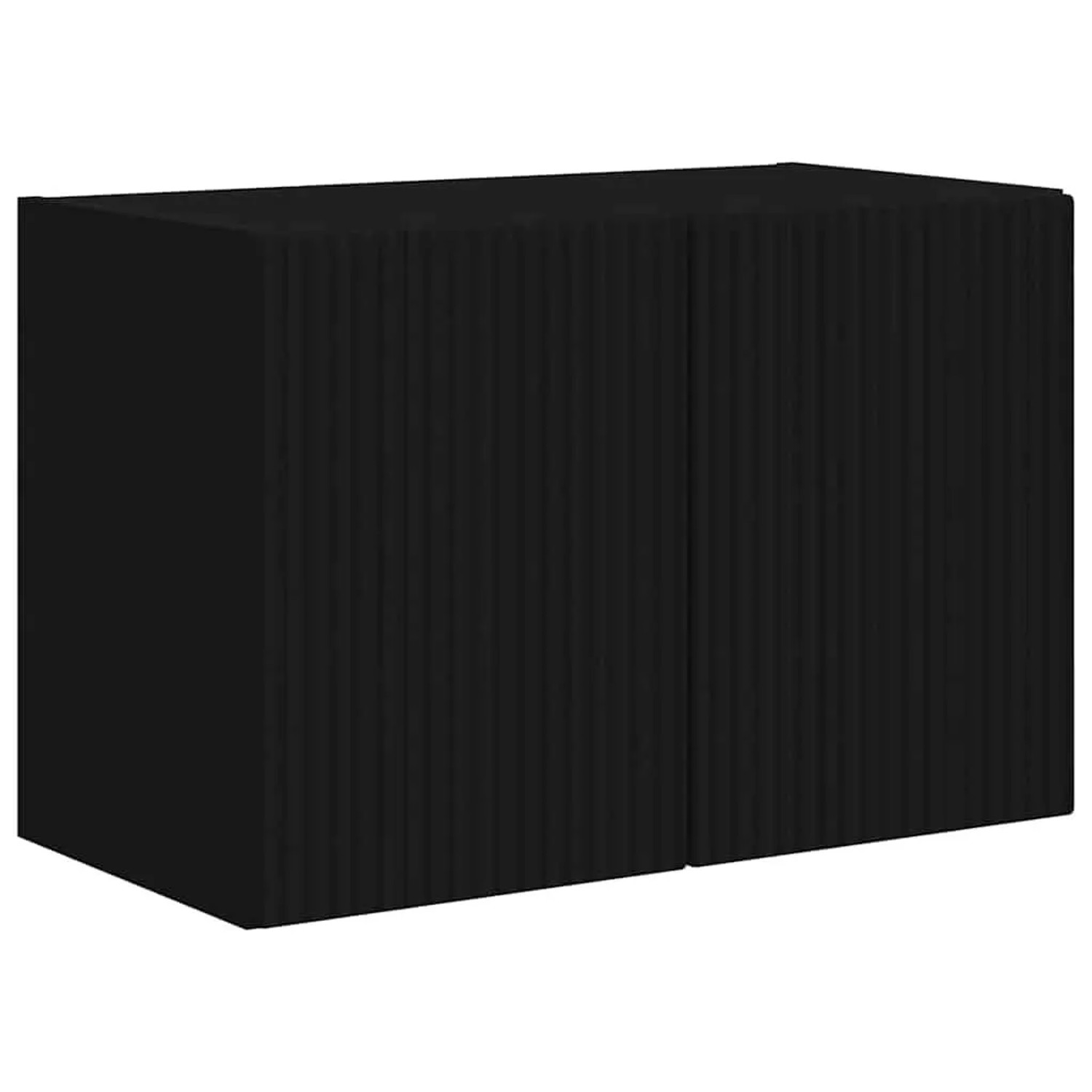 vidaXL TV-Wandschrank Schwarz 59,5 x 31 x 40 cm Holzwerkstoff 892331