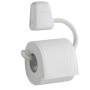 Wenko Toilettenpapierhalter Pure, weißer Kunststoff, offene Form ohne Deckel.