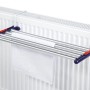 Leifheit Hängetrockner Quartett 42 Extendable Al am Heizkörper mit Handtuch.