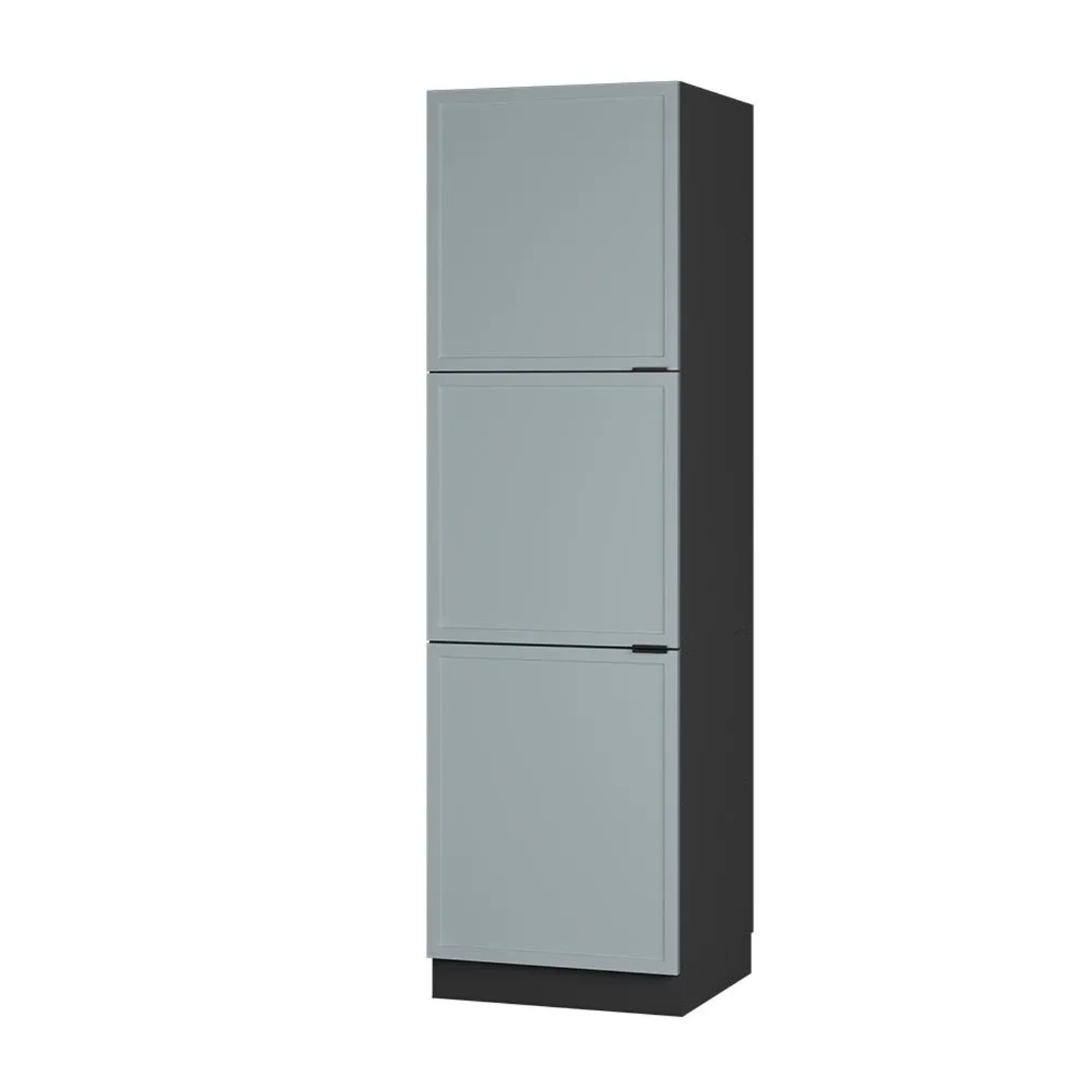 Vicco Vorratsschrank Fame-Line Hellblau-grau/Anthrazit 60 x 207
