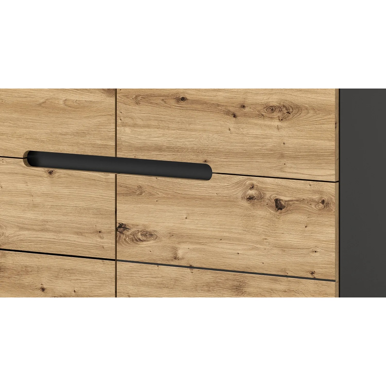 Inn.Furn Kommode Eiche Grau 100 cm mit Soft-Close Cooper_4