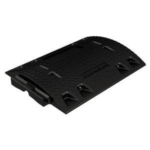 Schake Bodenschwelle Typ Nox Mittelstück, 60 mm, schwarz, für Verkehrsberuhigung.