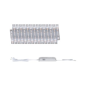 Paulmann LED-Strip-Basisset MaxLED 1000, 5m neutralweiß, aufgerollt, mit Netzteil und Stecker.
