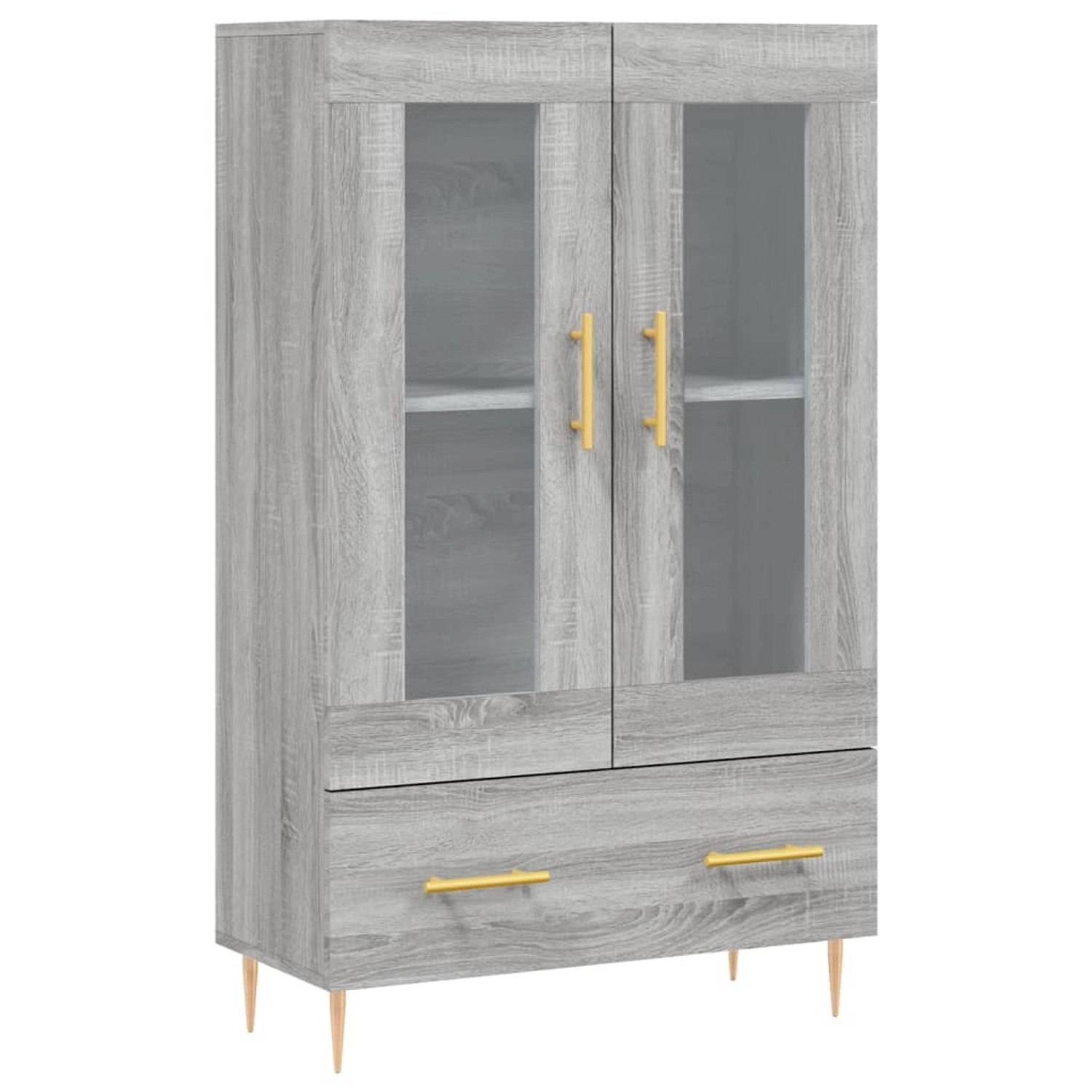 vidaXL Highboard Grau Sonoma 69,5x31x115 cm Holzwerkstoff 828290 günstig online kaufen