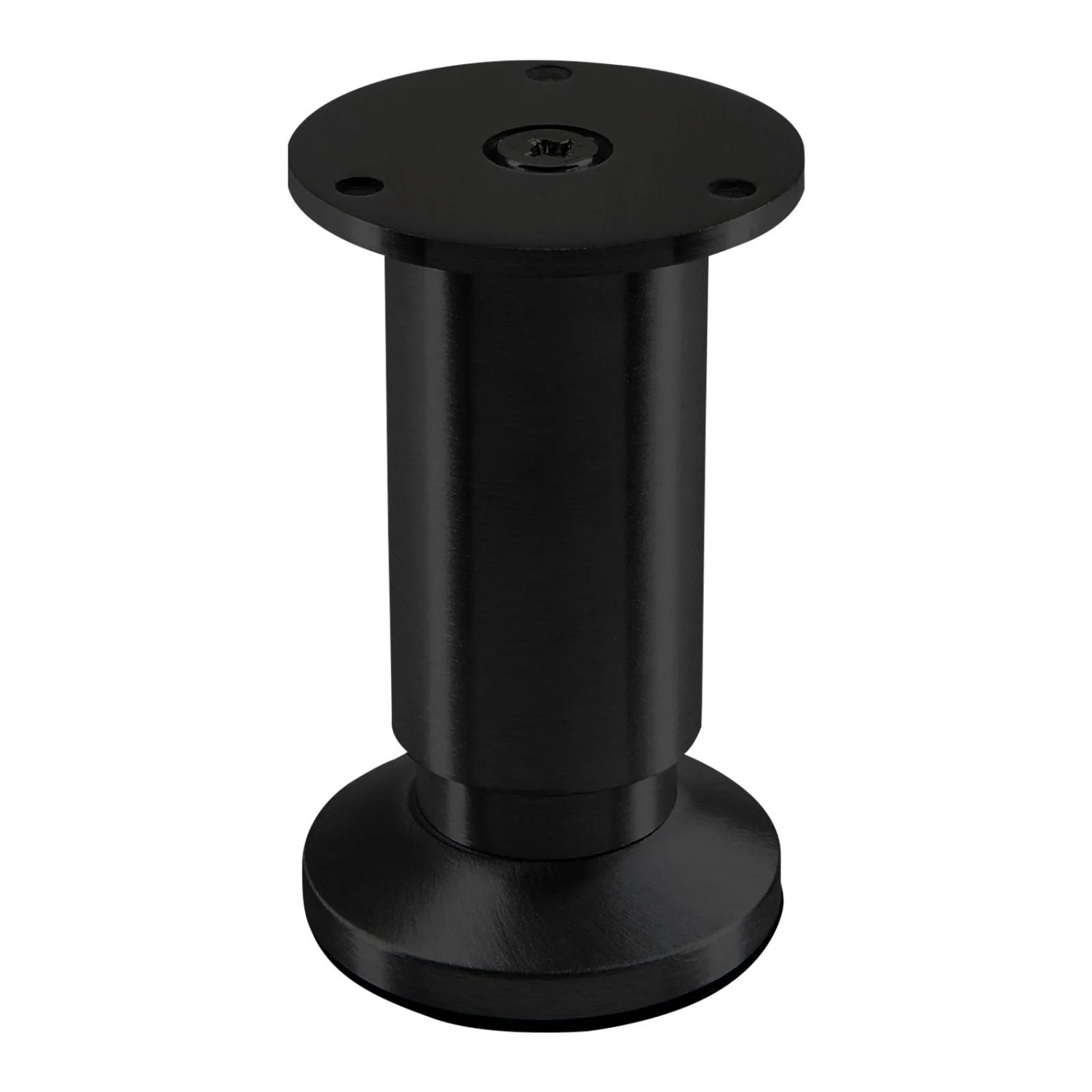 SOTECH Möbelfuß ALPHA Schwarz Eloxiert Höhe 100 mm