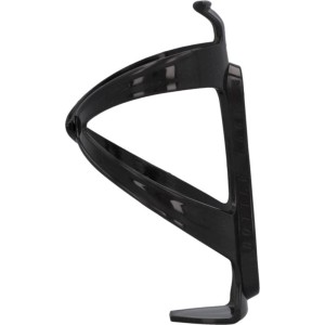 Schwarzer Fischer Trinkflaschenhalter Easy aus Kunststoff für Fahrräder.