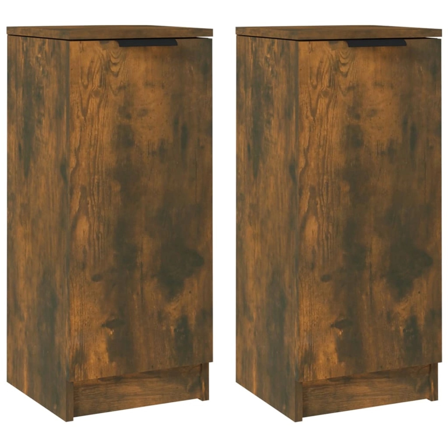 vidaXL Sideboards 2 Stk Räuchereiche 30x30x70 cm Holzwerkstoff 817007 günstig online kaufen