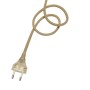 Detailaufnahme: Stecker und Textilkabel der PR Home Ester Pendelleuchte.