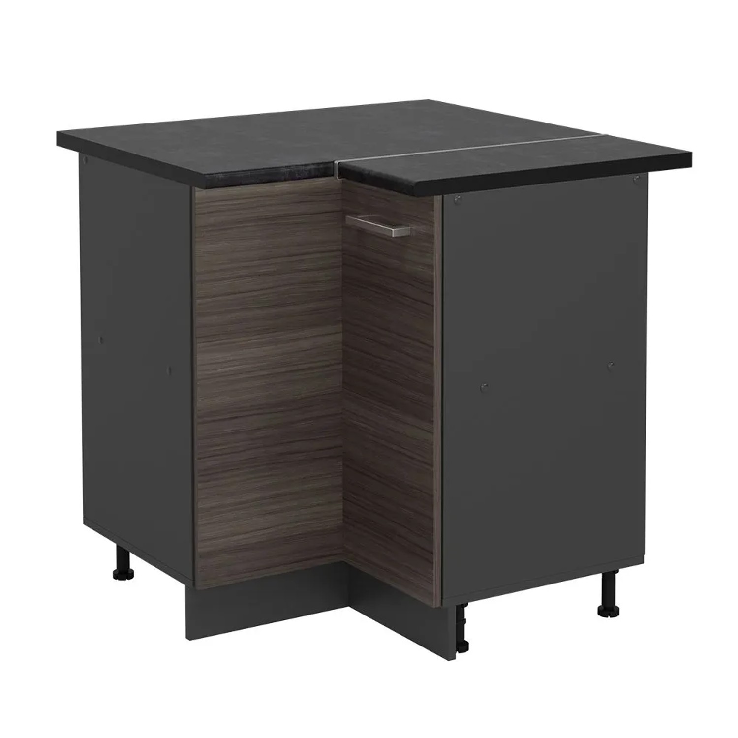 Vicco Eckunterschrank R-Line EdelGrau 76 x 82 AP Anthrazit Art Nr 53902