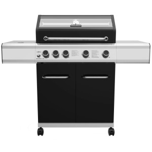 Grillfürst G410G 4 Brenner Gasgrill mit Hochtemperaturbrenner und Gusseisen Rosten