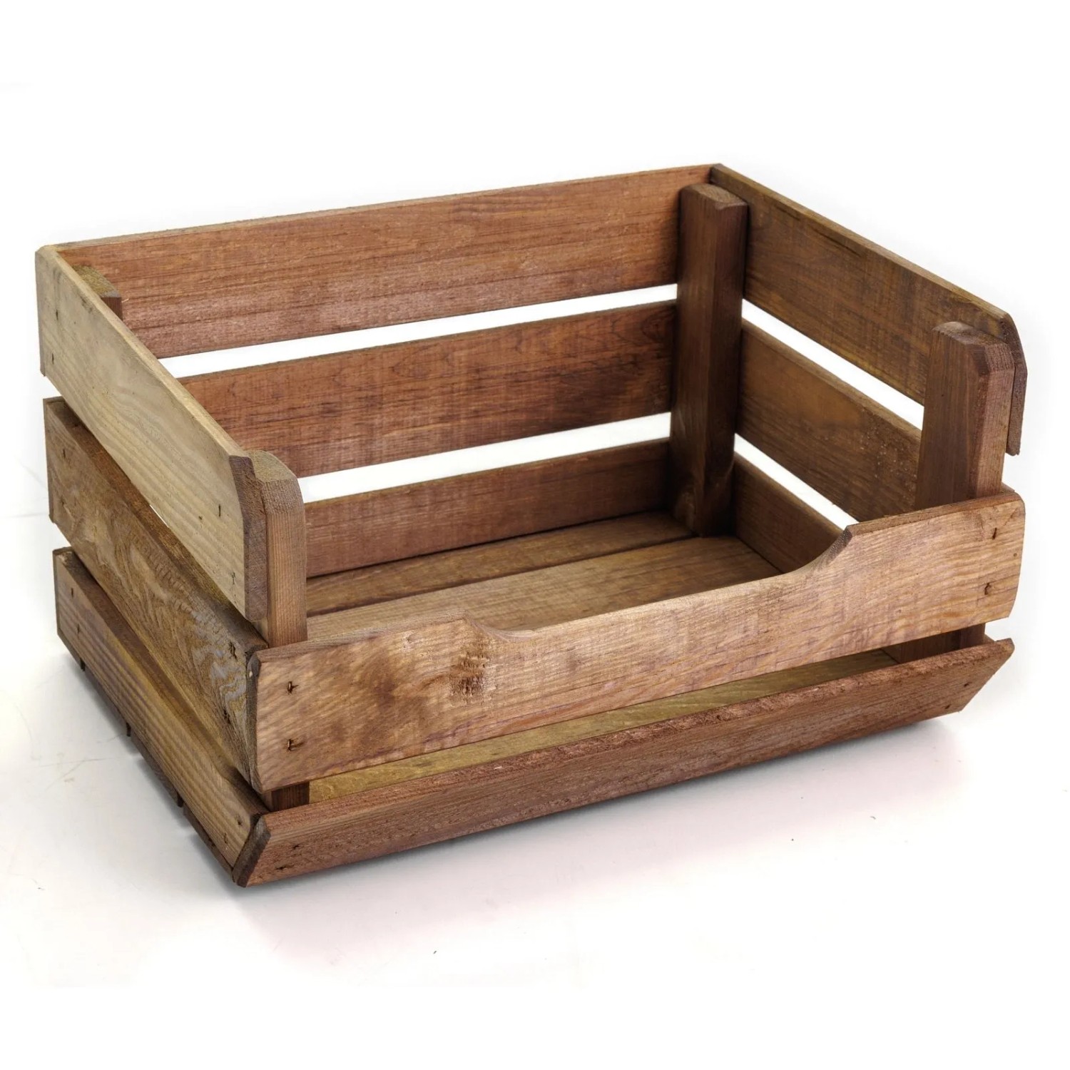 HolzFee Obst- und Gemüsekiste Holz Kartoffelkiste Holzkiste Stapelbar