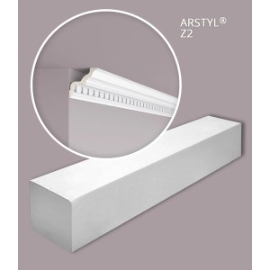 NOEL & MARQUET NMC Z2-Box ARSTYL Eckleisten, 10 Stuckleisten (20 m), weiß.