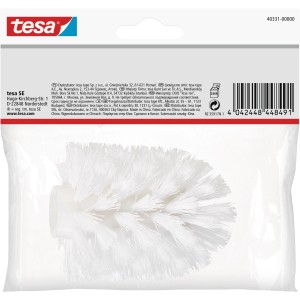 Tesa WC-Bürstenkopf, weiß, passend für Deluxxe, Elegaant, Exxcellent, Ekkro, Hukk, Klaam, Loxx Serien.