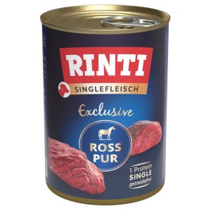 Rinti Hunde-Nassfutter Singlefleisch Exclusive Ross 400 g
