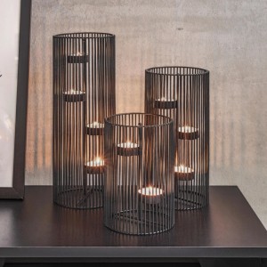 Modern Living Kerzenhalter Thea in Schwarz