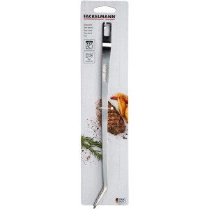 Fackelmann Steakpinzette aus Edelstahl, Küchenhelfer zum Grillen und Wenden von Steaks.