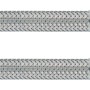 Flexibler Anschlussschlauch, 18,6 mm (G 1/2), 1000 mm lang, aus Edelstahl.