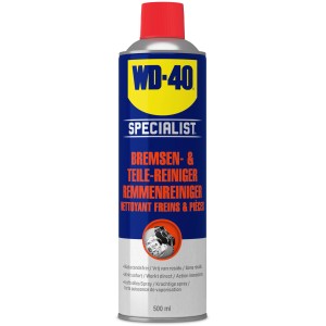 WD-40 Specialist Bremsenreiniger, 500ml Spray zur Reinigung von Bremsen und Teilen.