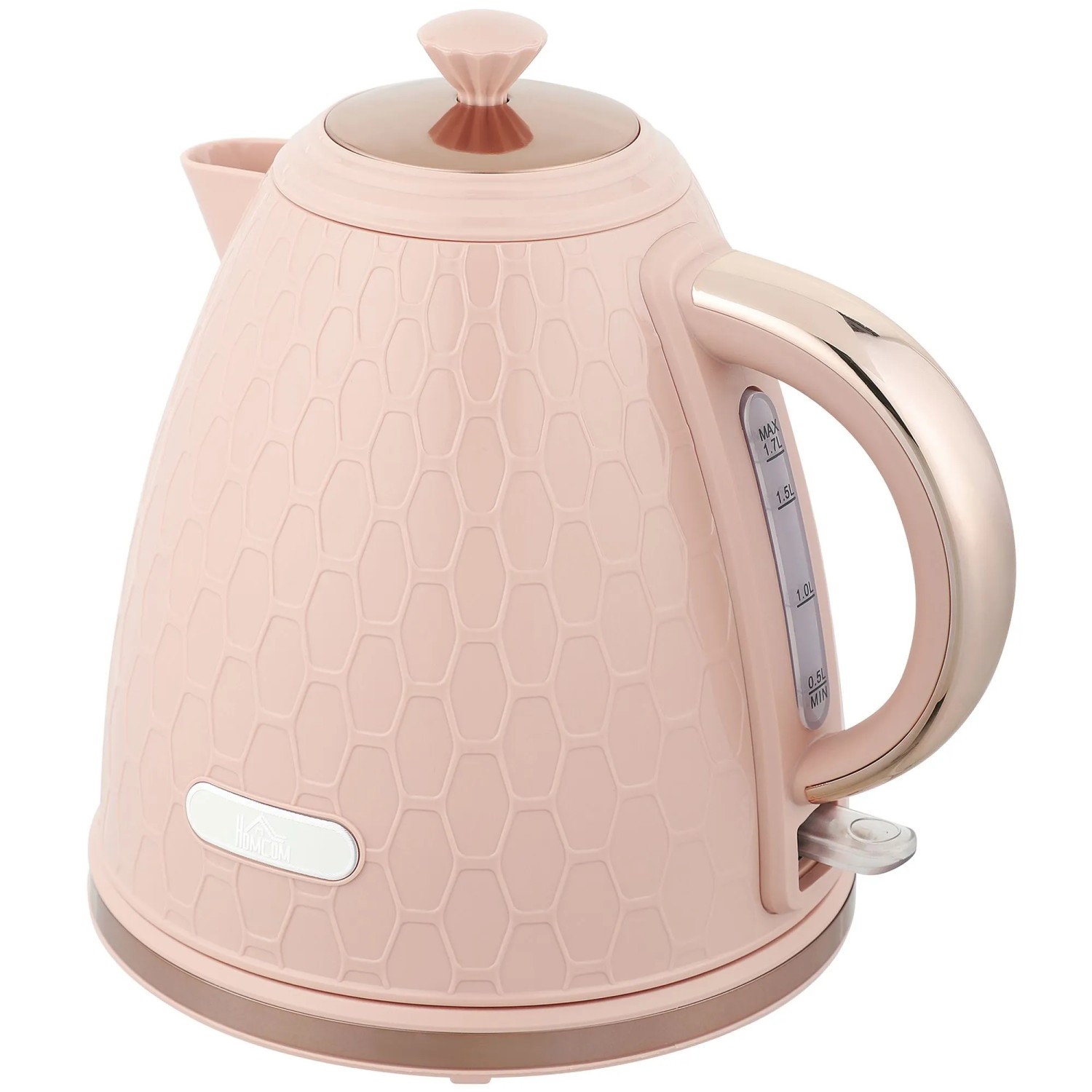 HOMCOM-Elektrischer Wasserkocher-24,2L x 19,5B x 23,4H cm