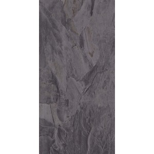 Designboden Rocko Schiefer Dunkel, Vinylboden in dunkler Steinoptik.