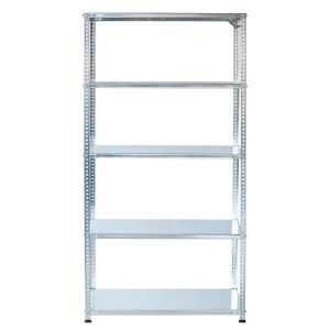 Verzinktes Ar Shelving Schraubregal mit 5 Böden, ideal für Lager und Werkstatt.