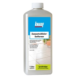 Flasche Knauf Zementschleier-Entferner, 1000ml, für Fliesen und mehr.