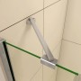 Detailansicht Duschparadies Runddusche: Stabilisator einer 90x90 cm Viertelkreis Duschkabine.