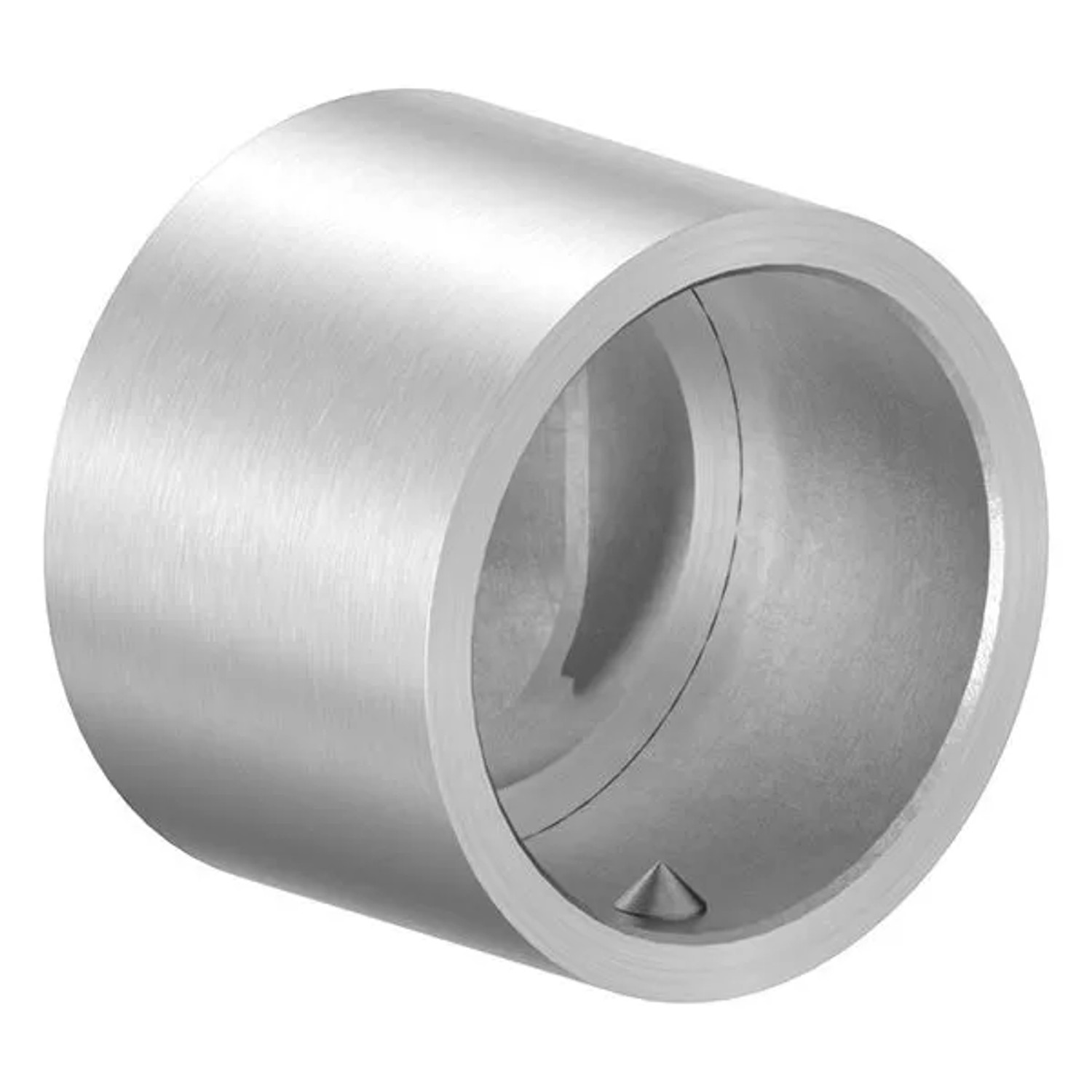 FeNau Wandanschluss Für Rundrohr Ø 33,7 mm V2A