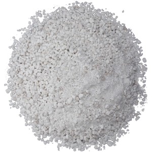Knauf Perlite Perligran Premium, weißes, körniges Vulkanmineral zur Bodenverbesserung.