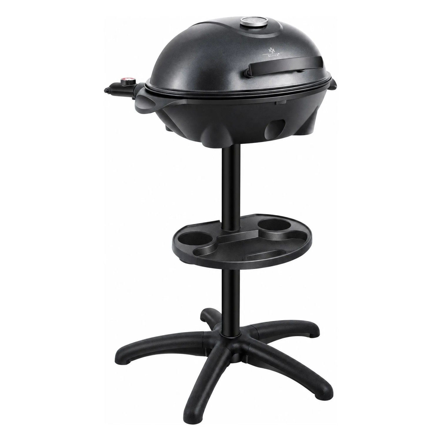 KESSER Elektrogrill 2 In 1 Tischgrill und Standgrill 2400 W Schwarz Set