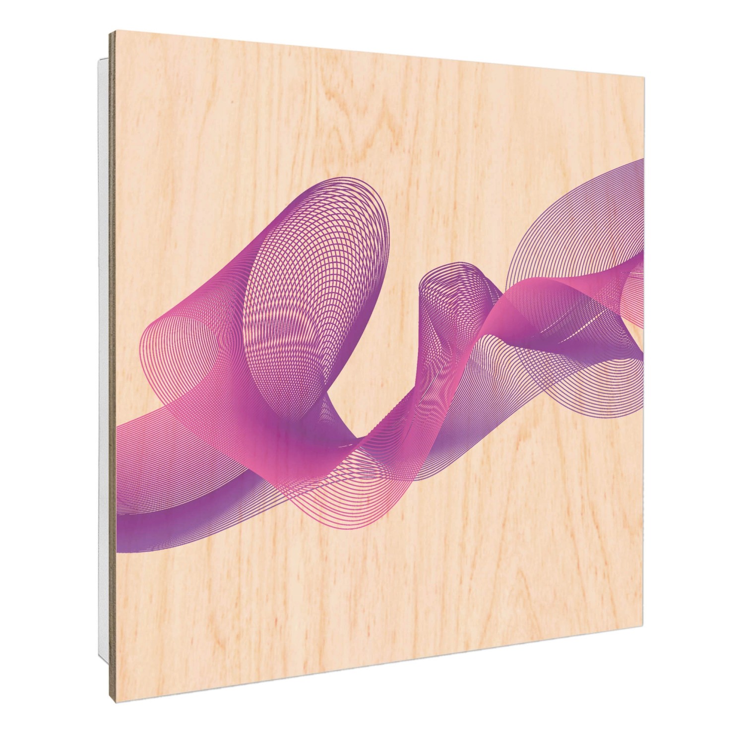 Banjado Schlüsselkasten mit Holzfront 30x30cm Weiß Scharnier Links 50 Haken günstig online kaufen