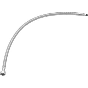 Flexibler Edelstahl-Schlauch, M8 x 3/8 Zoll, 500 mm Länge, für Wasseranschlüsse.