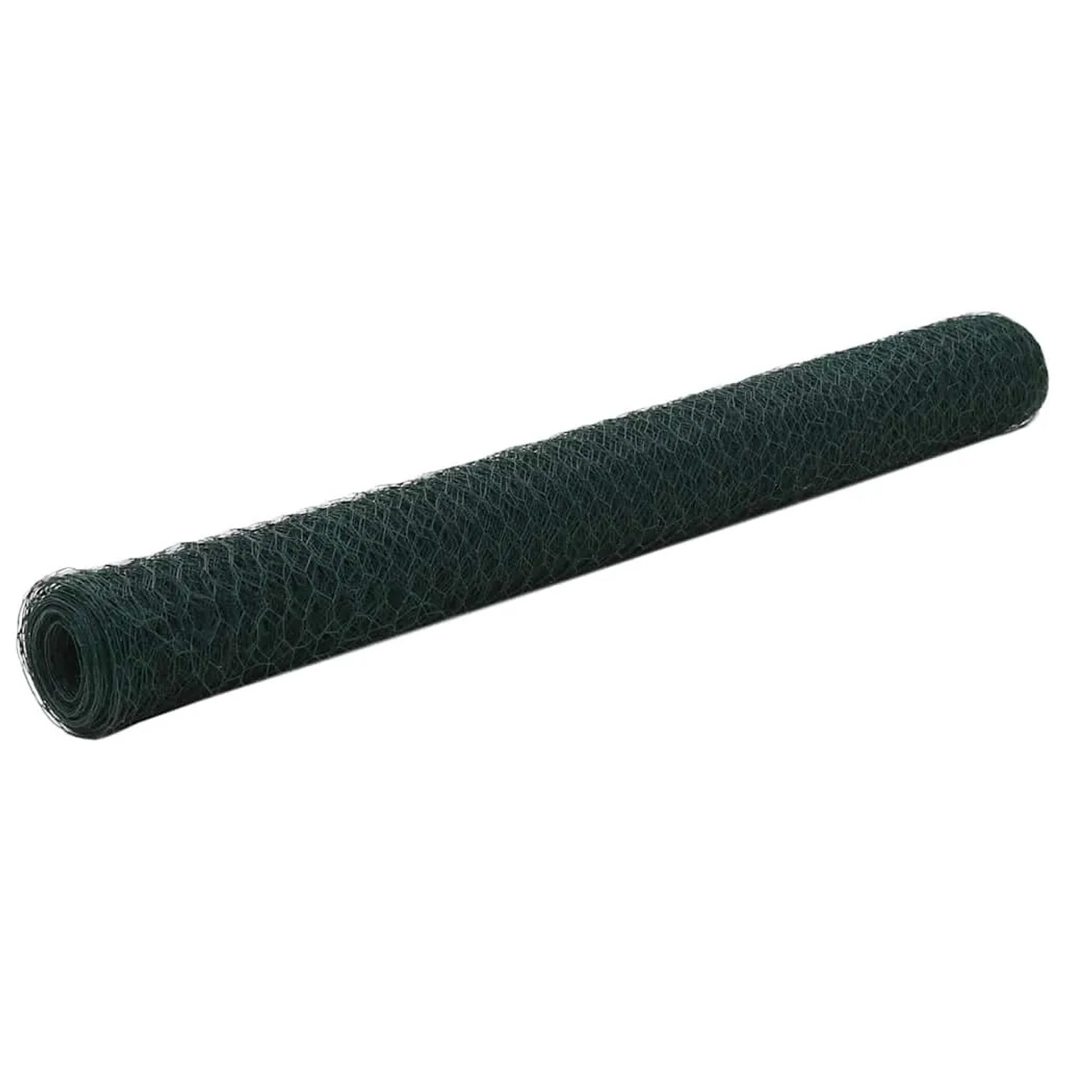vidaXL Drahtzaun Stahl mit PVC-Beschichtung 25x1,2 m Grün 143263