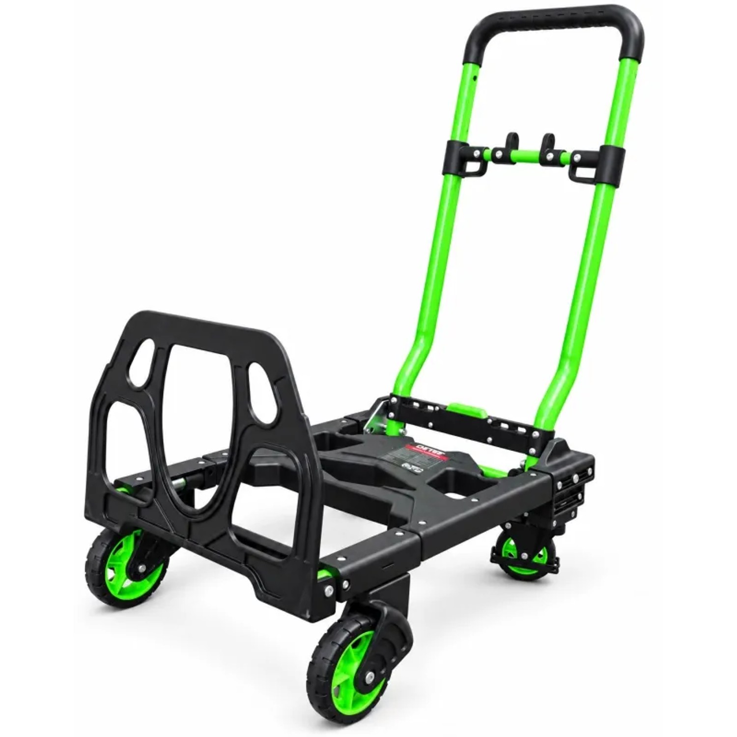 DeTec. Sackkarre 2 In 1 Klappbar Bis 150 KG Transportkarre Und Plattformwagen Grün