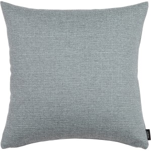 Quadratisches Kissen Opova in Silber, 45x45 cm, mit Reißverschluss.