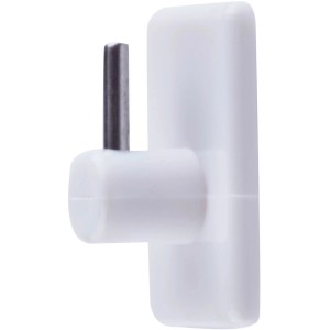 Wenko Gardinenhaken, 4er Set, weiße Klebehaken für Gardinenstangen.