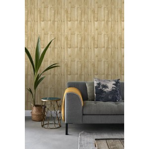 ESTAhome Tapete Holzoptik Beige und Braun 53 cm x 10.05 m