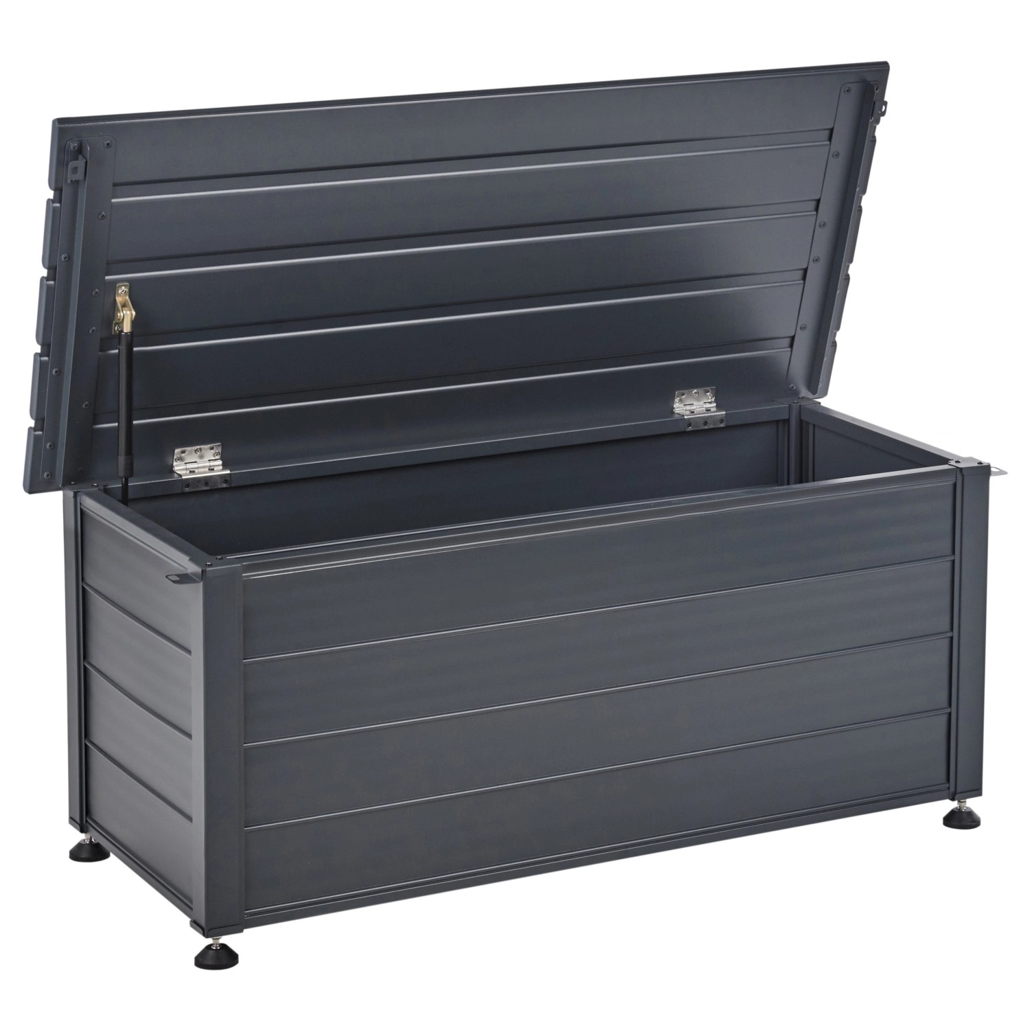 Beliani Truhe CAMPALTO Dunkelgrau 50x113x52 günstig online kaufen