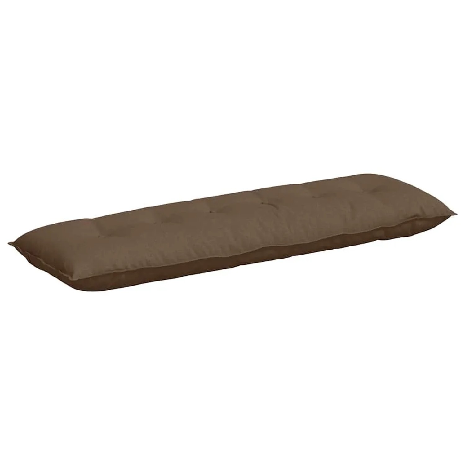 vidaXL Rückenkissen Braun 160 x 19 x 50 cm Stoff 42014877