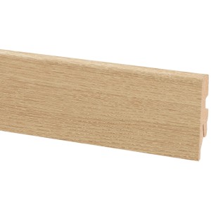 Sockelleiste Comfort Eiche Brione, 60x20x2600 mm, mit Kabelführung.