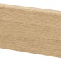 Sockelleiste Comfort Eiche Brione, 60x20x2600 mm, mit Kabelführung.