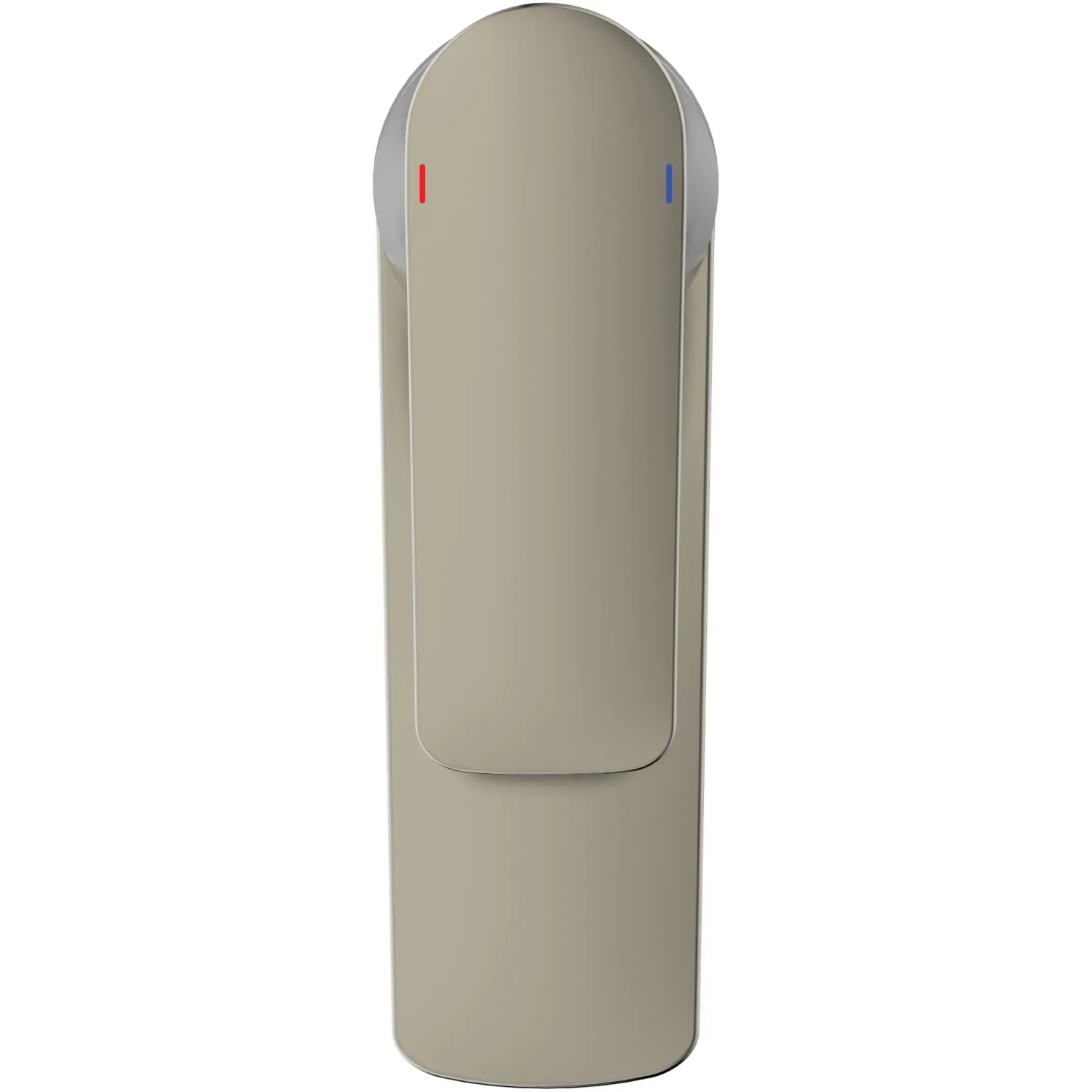 Ideal Standard Connect Air Waschtischarmatur in Silver Storm, Frontansicht.