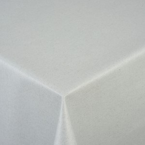 Venilia Tischdecke Leinenoptik in Blau-Grau, Meterware für individuelle Tischgestaltung.