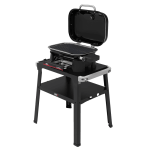Weber Elektrogrill Lumin Compact mit Stand Schwarz
