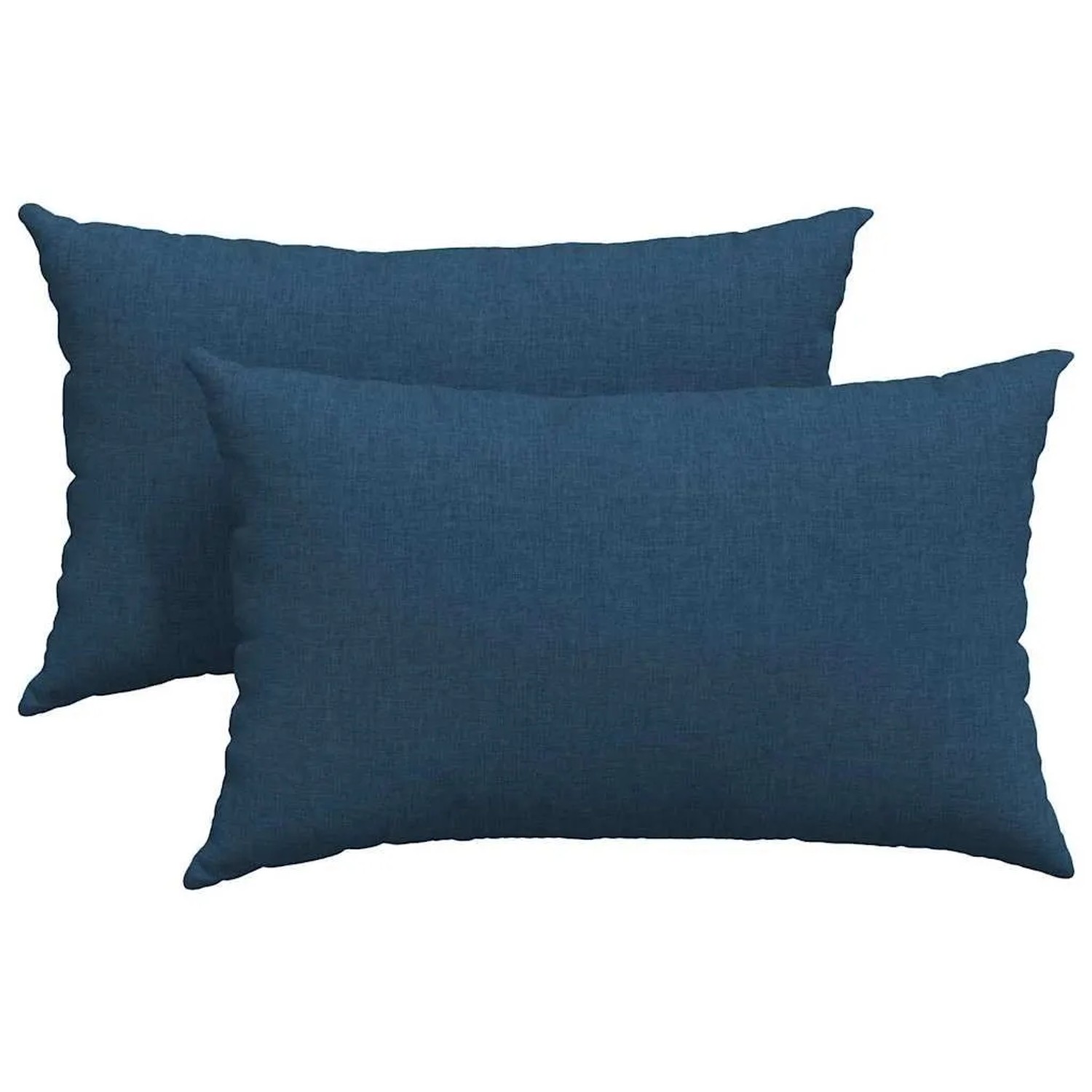 vidaXL Sofakissen 2 Stück Blau 50 x 30 cm Stoff 42013618
