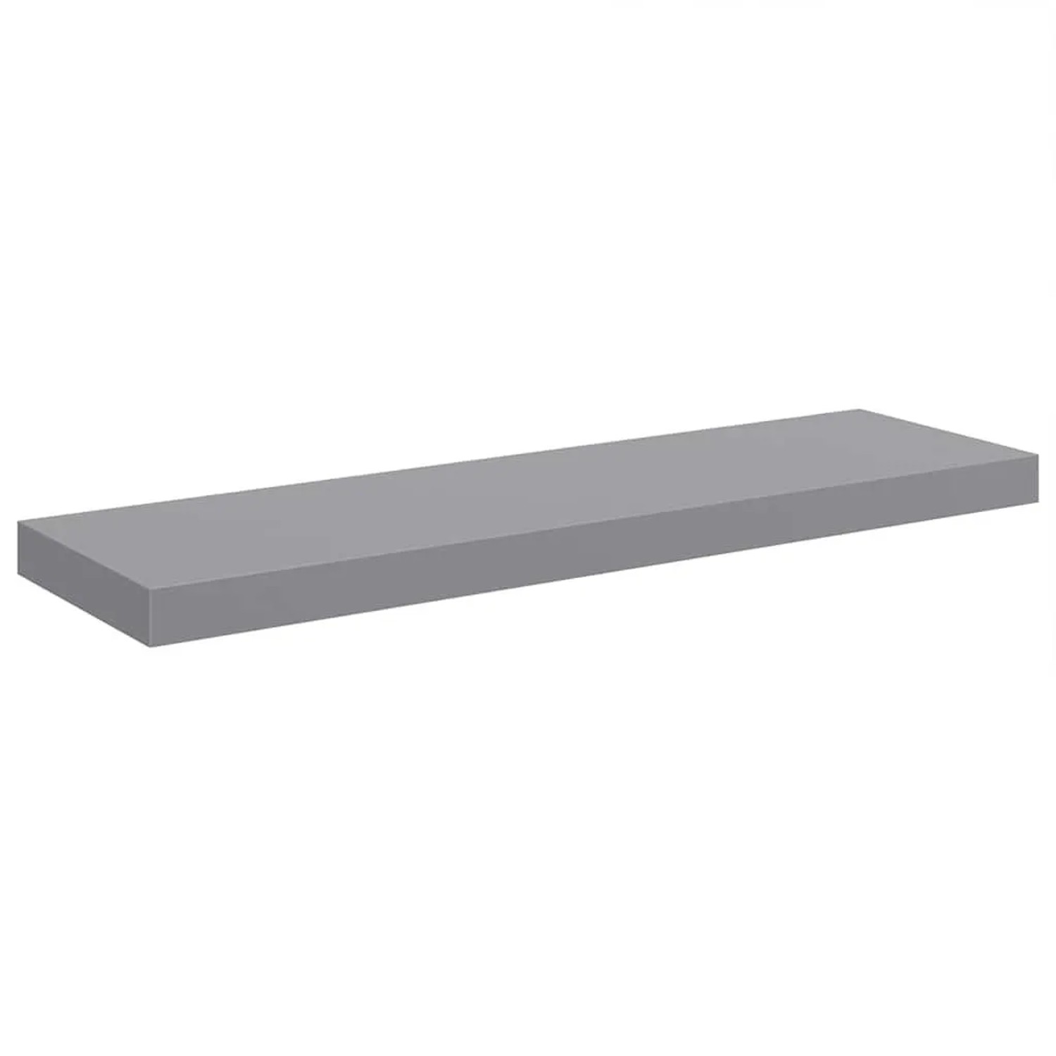 vidaXL Schweberegal Grau 80x23,5x3,8 cm MDF 323856
