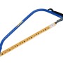 LUX Bügelsäge Holz 530 mm Classic mit blauem Rahmen und gezahntem Sägeblatt.